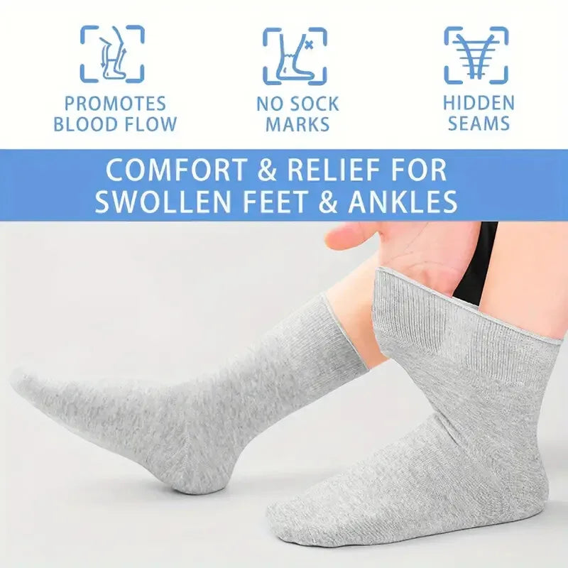 Non-Binding Diabetic Socks - 7 Pairs (Men's)