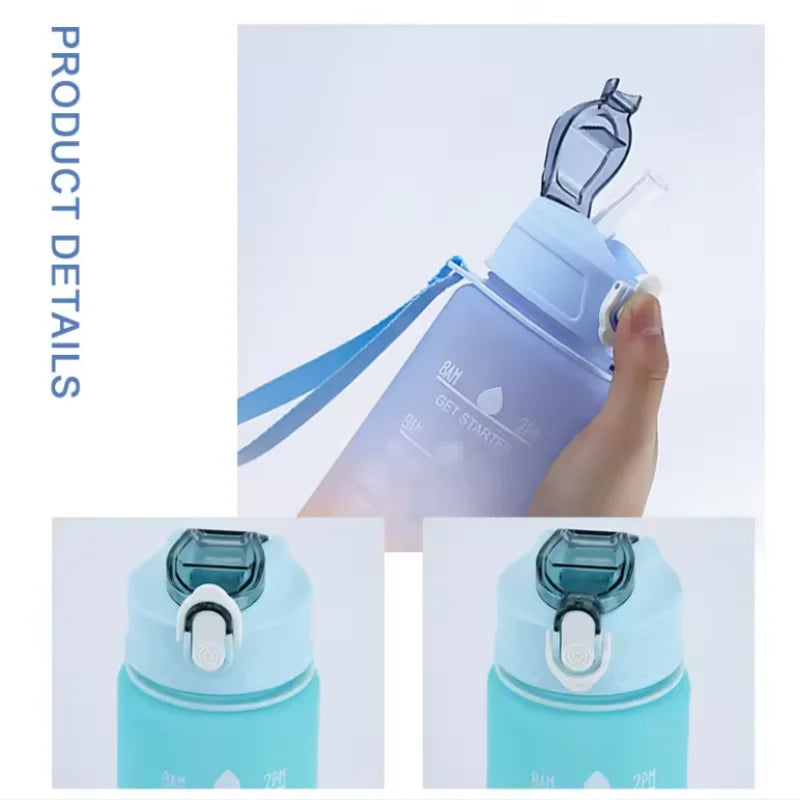 Motivational Water Bottle with Time Marker - 750ml/25oz