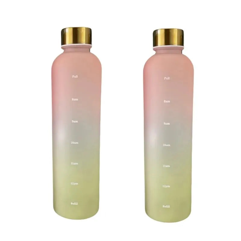Motivational Water Bottle with Time Marker - 1L/32oz