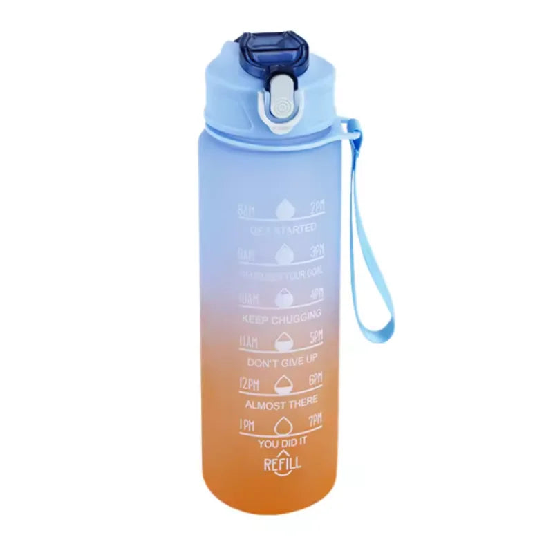 Motivational Water Bottle with Time Marker - 750ml/25oz