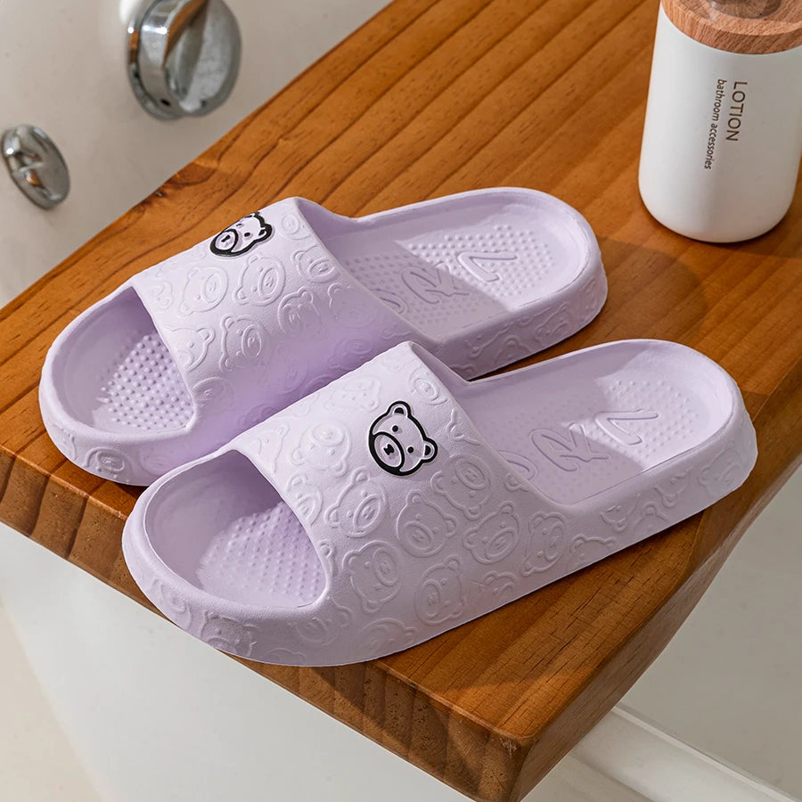 Soft EVA Slippers - Bear Design