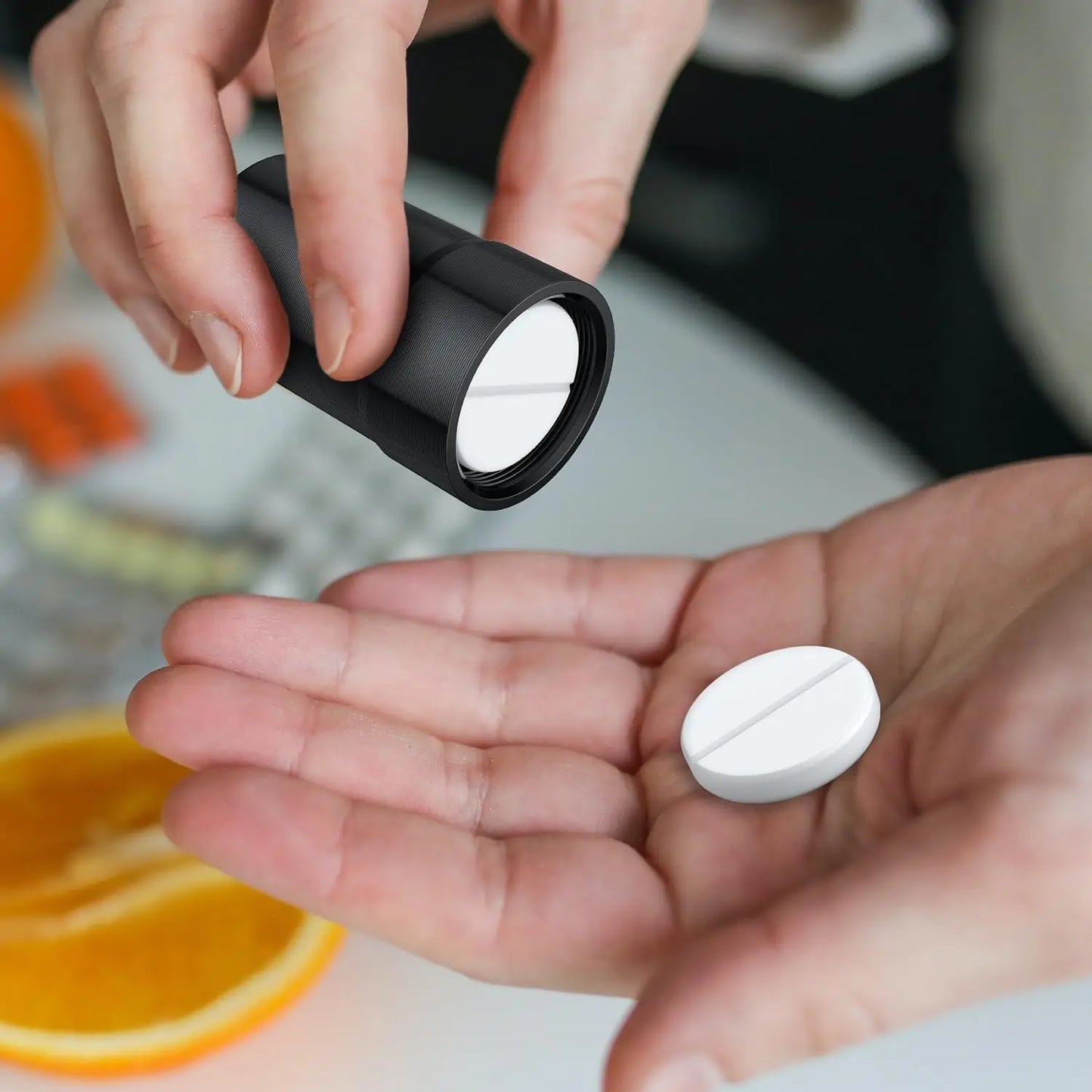 Waterproof Pill Keychain Holder (2 Pack)