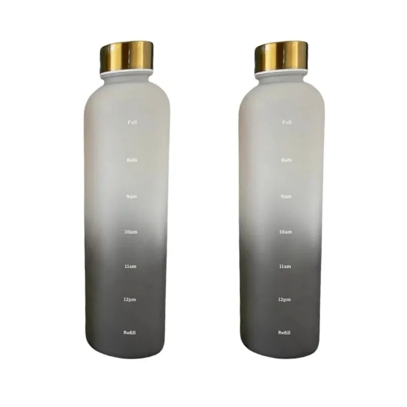 Motivational Water Bottle with Time Marker - 1L/32oz