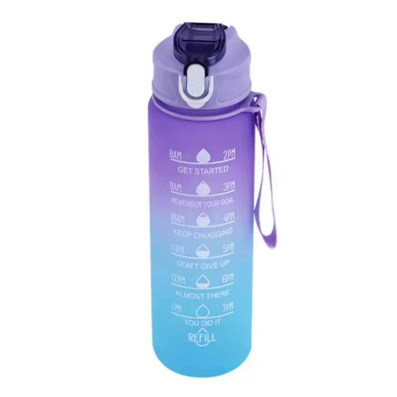 Motivational Water Bottle with Time Marker - 750ml/25oz
