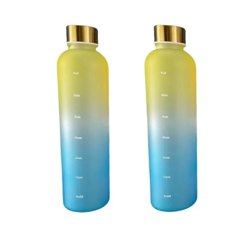 Motivational Water Bottle with Time Marker - 1L/32oz