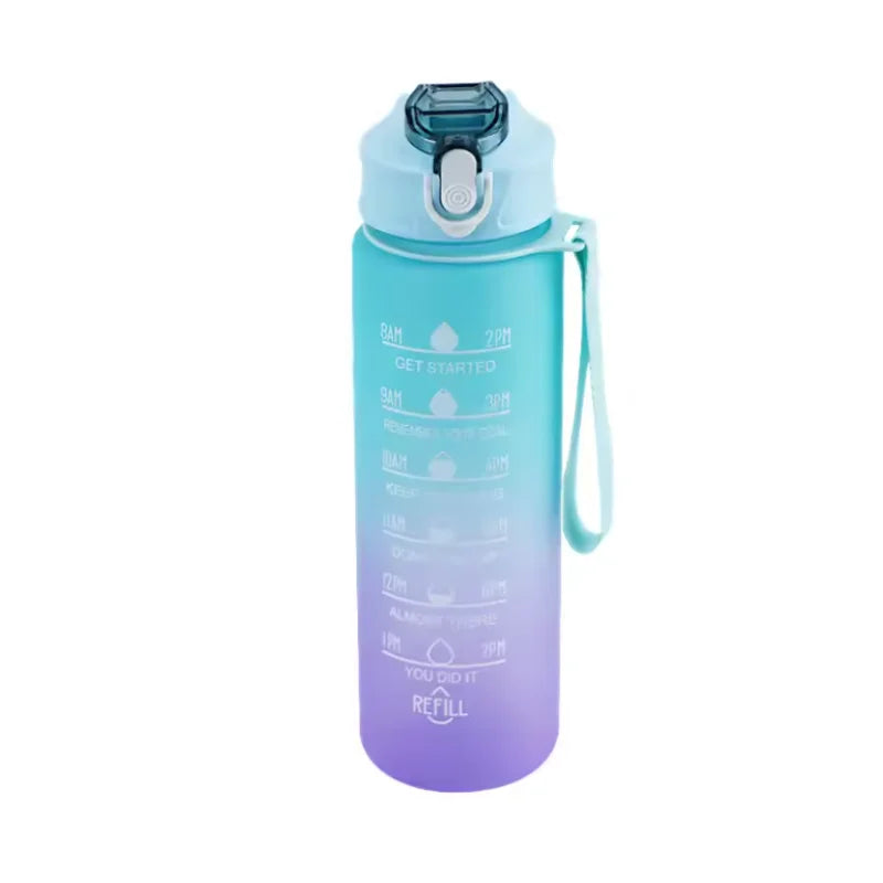 Motivational Water Bottle with Time Marker - 750ml/25oz