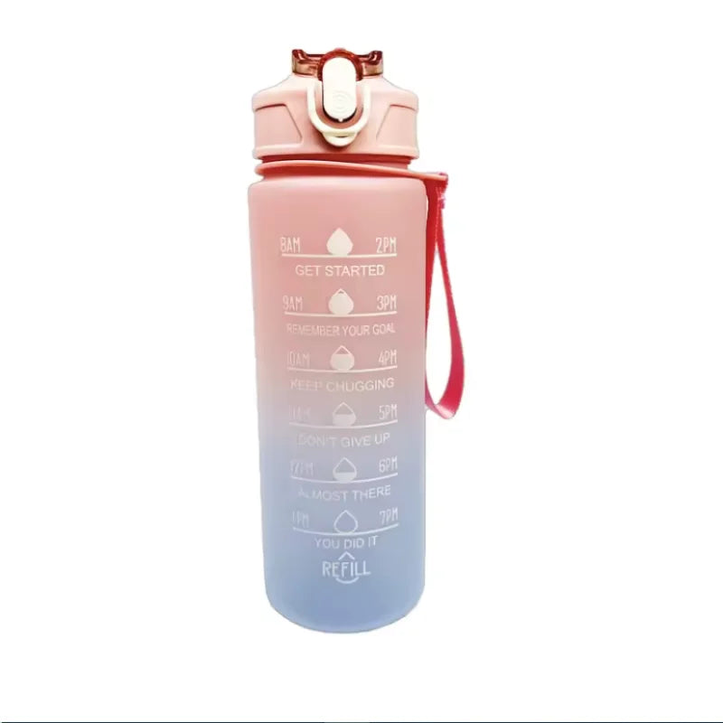 Motivational Water Bottle with Time Marker - 750ml/25oz