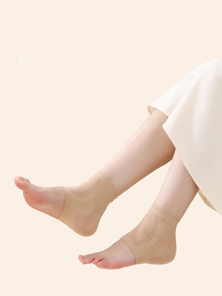 High elastic integrated crack-proof socks cover moisturizing heel sticker silicone socks heel dry cracked skin callus repair
